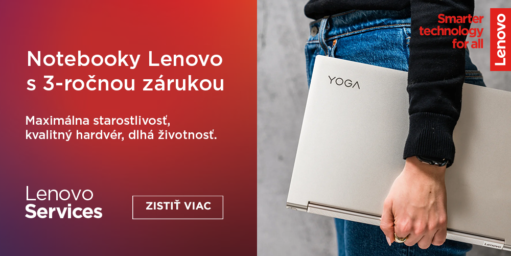 Notebooky Lenovo s 3-ročnou zárukou
