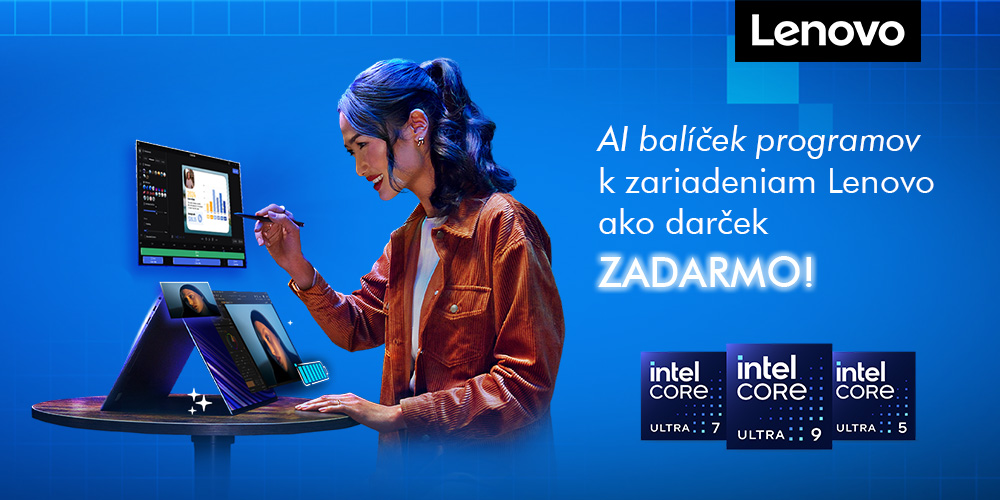 Lenovo Balíček Intel AI ako darček Lenovo Balíček Intel AI ako darček