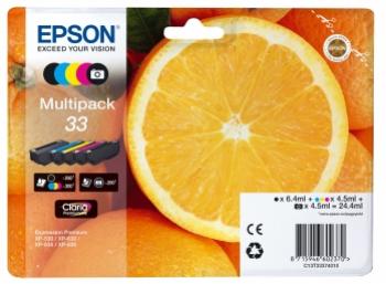 EPSON 33L multibalenie 5 farieb 5 x 24,4ml