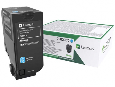 Lexmark 75B20C0 azúrový laserový toner