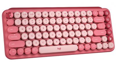 LOGITECH POP Keys bezdrôtová klávesnica ružová US