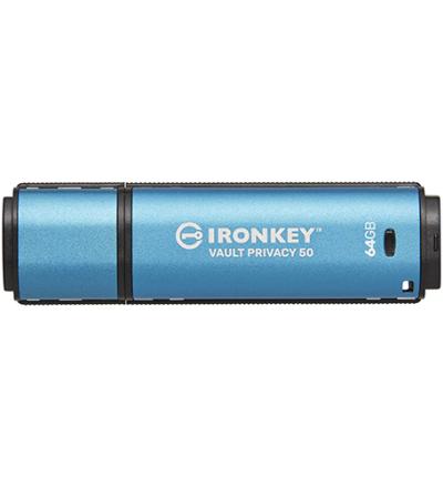 KINGSTON 64GB IronKey Vault Privacy 50 USB 3.2