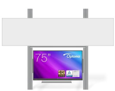 Optoma EKOTAB Pylon 290 tabuľa 400x100 pre 3751RK