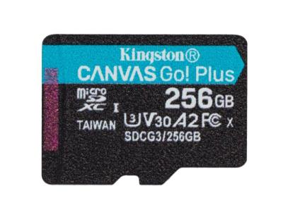 KINGSTON 256GB microSDXC Canvas Go! Plus bez adaptéru
