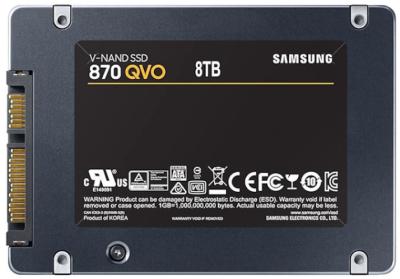 Samsung 2,5" SSD 8TB 870 QVO SATAIII