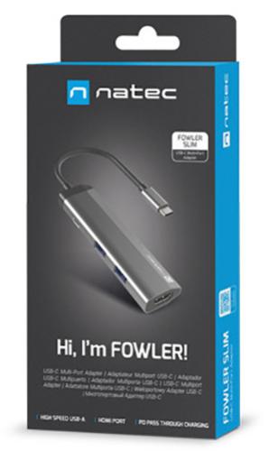 NATEC Fowler Slim USB-C
