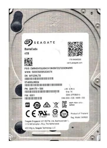 Seagate 2,5" HDD 4TB SATA 5400rpm
