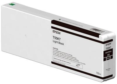 EPSON T55K7 atrament svetlá čierna 700ml