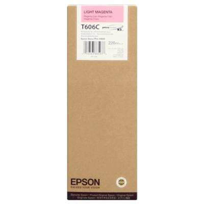 EPSON T606C atrament svetlá purpurová 220ml