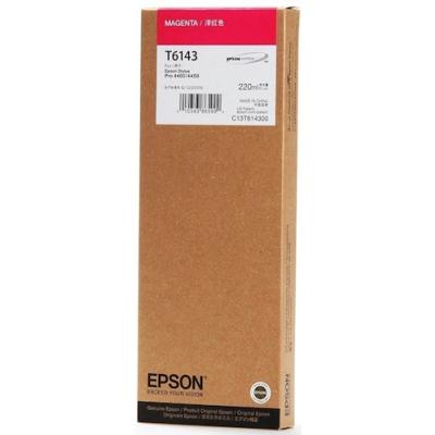 EPSON T6143 atrament purpurová 220ml