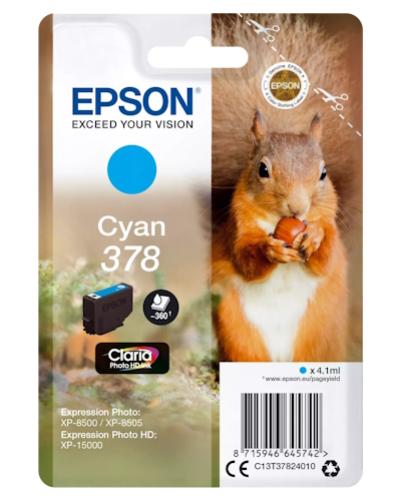 EPSON 378 atrament azúrová 4,1ml