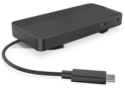 LENOVO USB-C Dual Display Travel Dock + adaptér