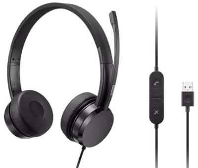 LENOVO USB-A Wired Stereo On-Ear Headset