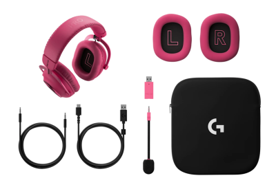 LOGITECH PRO X 3 Lightspeed Pink slúchadlá