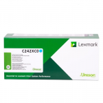 Lexmark C242XC0 azúrový laserový toner