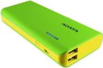ADATA PT100 Powerbank 10000mAh žltá/zelená