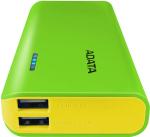 ADATA PT100 Powerbank 10000mAh žltá/zelená