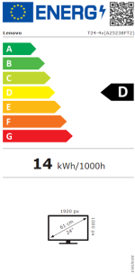 LENOVO ThinkVision T24-4v 23,8"